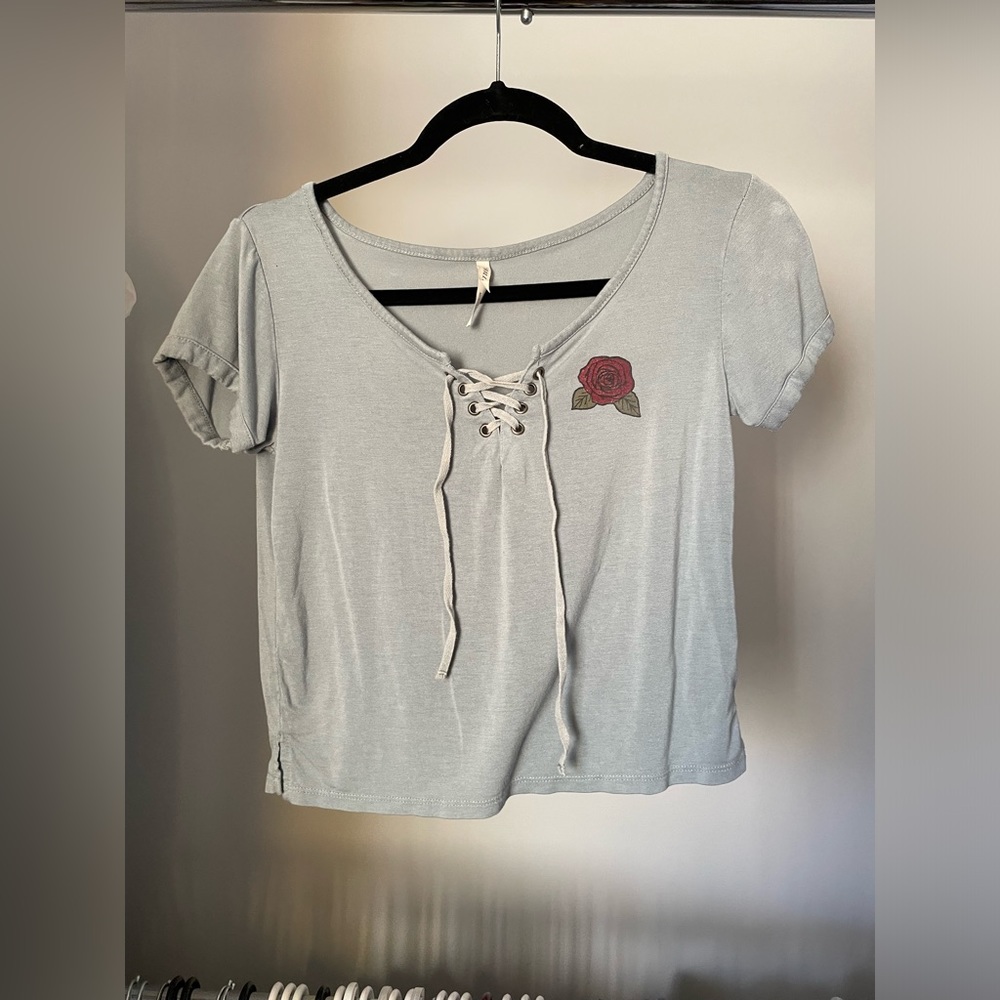 Trillium Short-Sleeve Crop Top